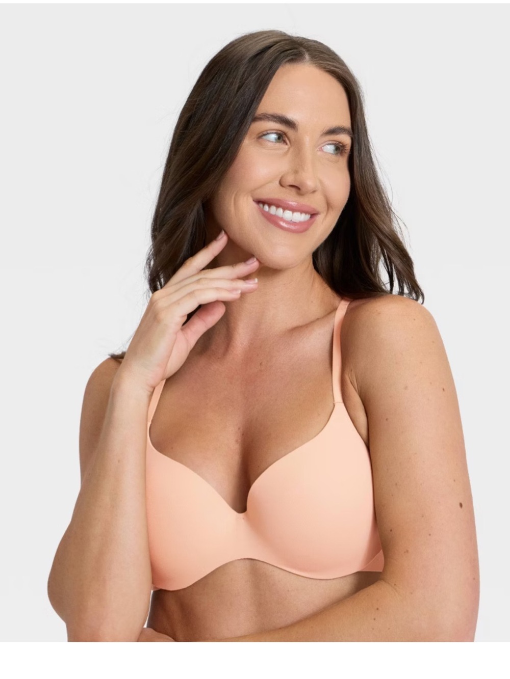 Auden Smooth Nude demi coverage Bra